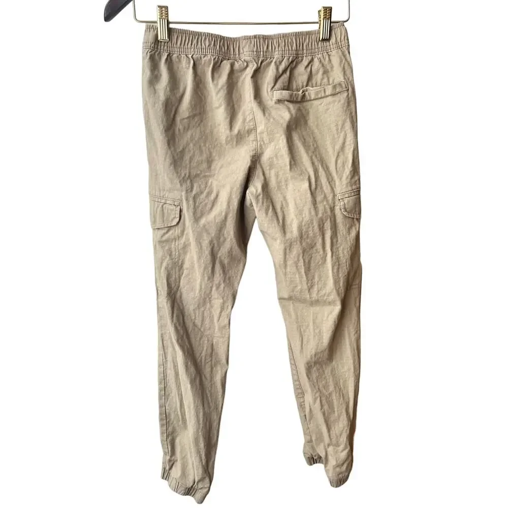 Old Navy Khaki Jogger Built-In Flex Pants Sz Large / 10-12 Boys